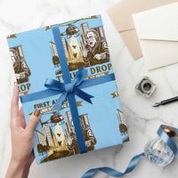 Vintage Thanksgiving Turkey Drop Wrapping Paper Roll Funny 1978 Helicopter Scene Classic TV Moment - Wonder Print Shop