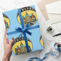 Vintage Tulsa Oklahoma Cityscape Pride Wrapping Paper Roll