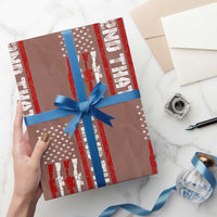 Vintage USA Flag 2nd Amendment Wrapping Paper Roll Pro Gun Lovers - Wonder Print Shop