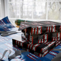Vintage USA Flag 2nd Amendment Wrapping Paper Roll Pro Gun Lovers - Wonder Print Shop