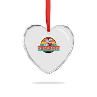 Vintage Valentines Dinosaur Heart Crystal Glass Ornament Funny Dino Meme Skibidi Rizzler - Wonder Print Shop