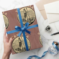 Vintage Virginia Motto Sic Semper Tyrannis Wrapping Paper Roll
