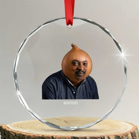 Viral Sonion Surreal Meme Crystal Glass Ornament Funny Crying Onion Man Aesthetic Joke