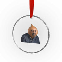 Viral Sonion Surreal Meme Crystal Glass Ornament Funny Crying Onion Man Aesthetic Joke