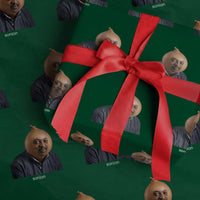 Viral Sonion Surreal Meme Wrapping Paper Roll Funny Crying Onion Man Aesthetic Joke