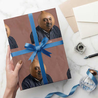 Viral Sonion Surreal Meme Wrapping Paper Roll Funny Crying Onion Man Aesthetic Joke