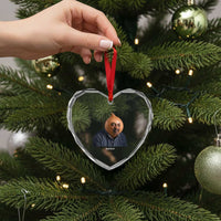 Viral Sonion Surreal Meme Heart Crystal Glass Ornament Funny Crying Onion Man Aesthetic Joke