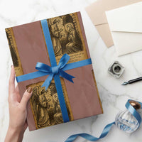 Virgin Mary Wrapping Paper Roll Angel Gabriel Luke 1:30 Christian - Wonder Print Shop