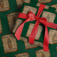 Virgin Mary Wrapping Paper Roll Our Lady Virgen De Guadalupe - Wonder Print Shop