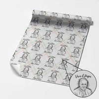 Viva il Papa Pope Francis Wrapping Paper Roll Thank You Papa Catholic Tribute - Wonder Print Shop