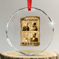 W E B Du Bois Crystal Glass Ornament African American History Gift