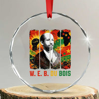 W E B Du Bois Crystal Glass Ornament Civil Rights Leader Gift