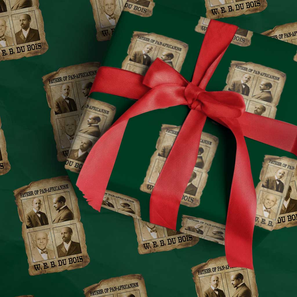 W E B Du Bois Wrapping Paper Roll African American History Gift