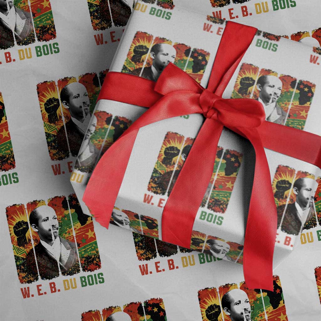 W E B Du Bois Wrapping Paper Roll Civil Rights Leader Gift