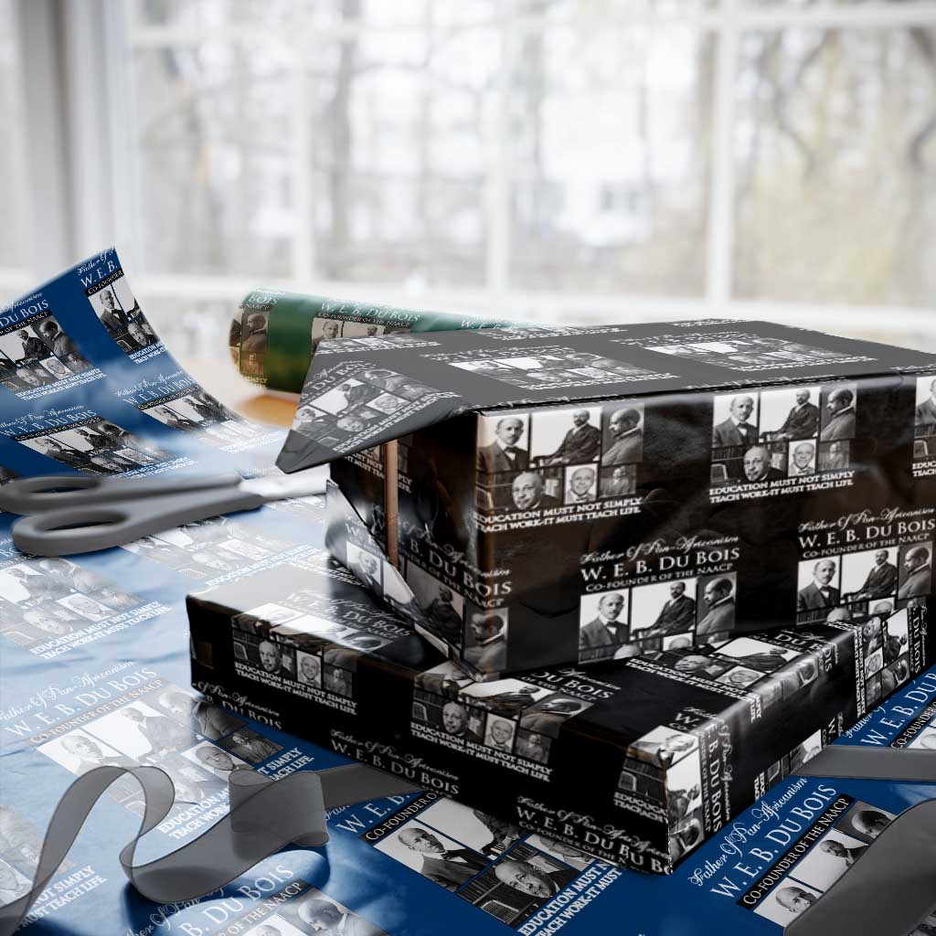 W E B Du Bois Wrapping Paper Roll Education Must Teach Life Quote