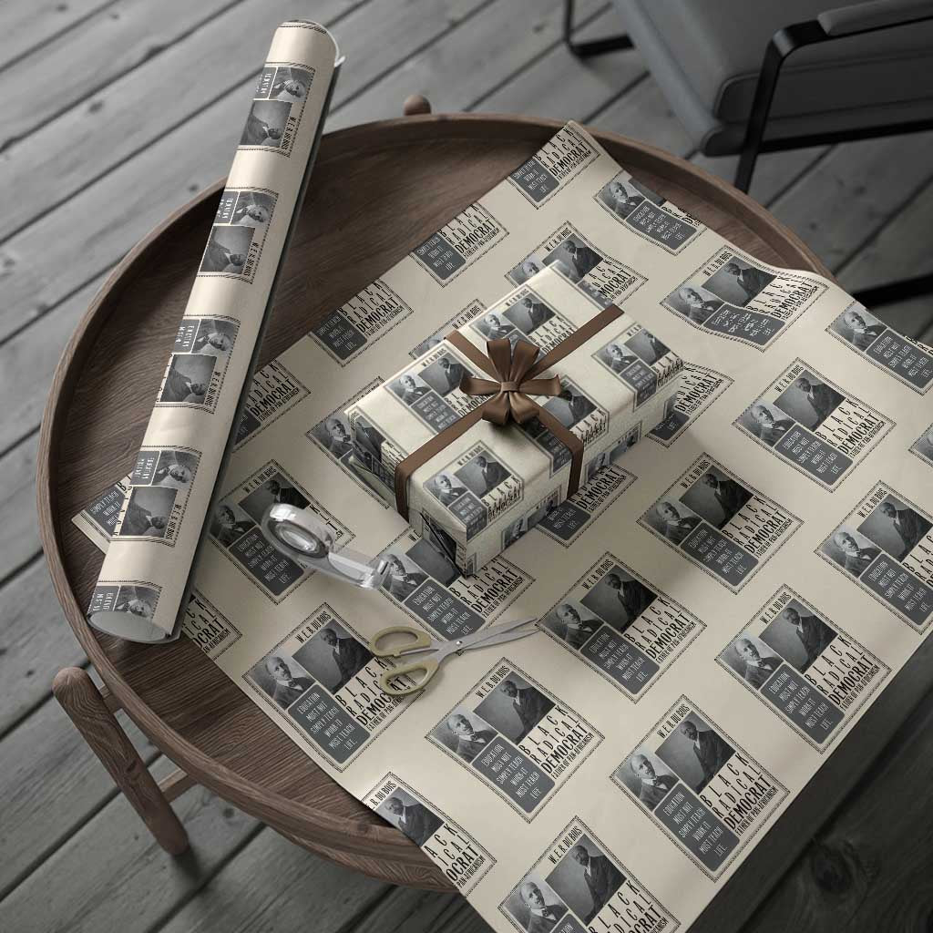 W E B Du Bois Wrapping Paper Roll Pan Africanism Intellectual Leader