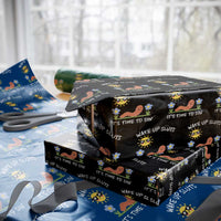 Wake Up Sluts Its Time To Sin Wrapping Paper Roll Funny Worm Meme - Wonder Print Shop