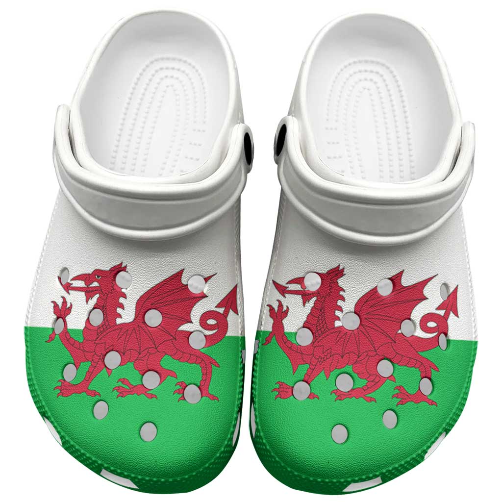 Wales Clogs Shoes Flag Color Inspiration - Wonder Print Shop
