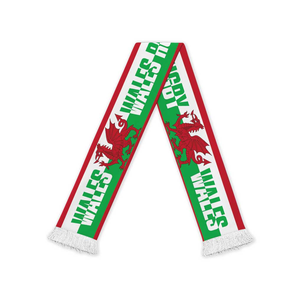 Wales Rugby Ruffneck Scarf Go Red Dragons