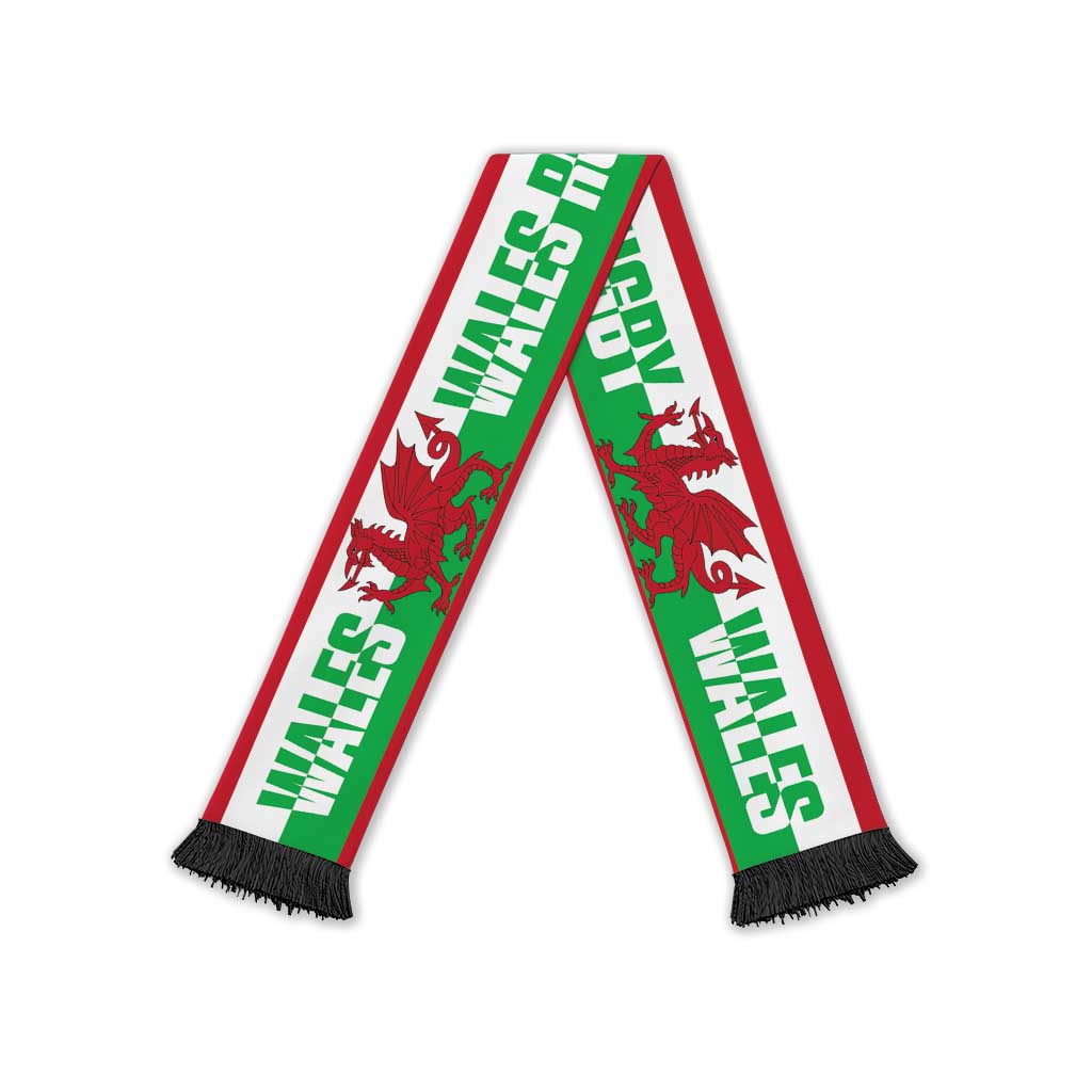 Wales Rugby Ruffneck Scarf Go Red Dragons