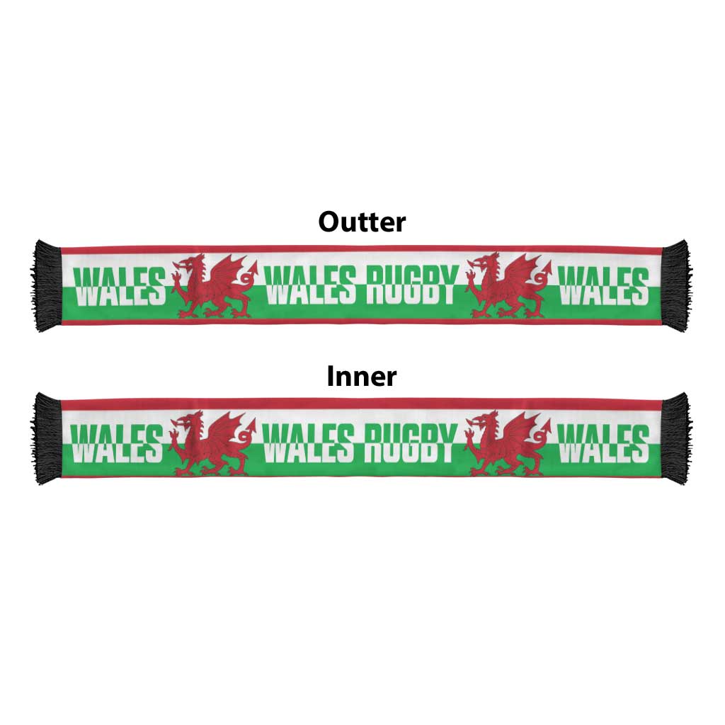 Wales Rugby Ruffneck Scarf Go Red Dragons