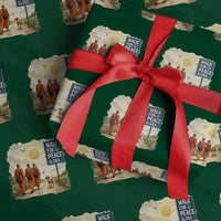 Walk For Peace Aloka the Dog and Monks Wrapping Paper Roll