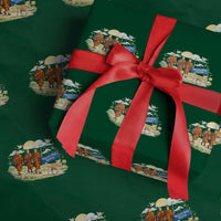 Walk for Peace Monks with Aloka the Dog Wrapping Paper Roll Spiritual Pilgrimage Buddhist Inspired - Wonder Print Shop