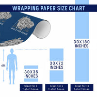 Walk for Peace Walking Monks and Aloka the Dog Wrapping Paper Roll Buddhist Mindfulness Spiritual Religious Faith