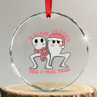 Walkin Around The Xmas Tree Crystal Glass Ornament Fresno Nightcrawler Cryptid Christmas Gift - Wonder Print Shop