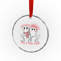 Walkin Around The Xmas Tree Crystal Glass Ornament Fresno Nightcrawler Cryptid Christmas Gift - Wonder Print Shop