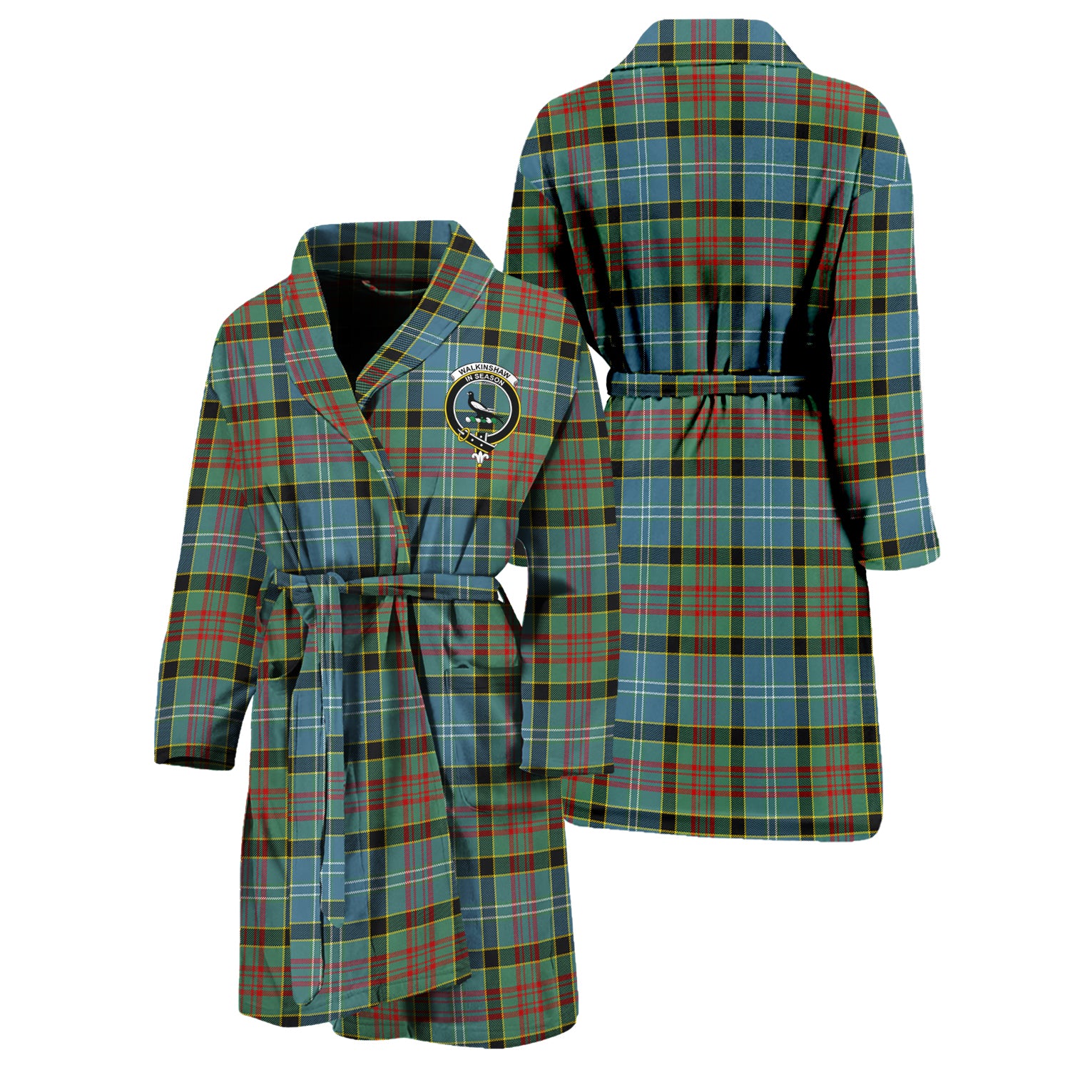 walkinshaw-family-crest-tartan-bathrobe-tartan-robe-for-men-and-women