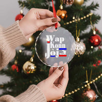 Wap Konn Joj Funny Haitian Creole Idiom Saying Crystal Glass Ornament Haiti Heritage Pride