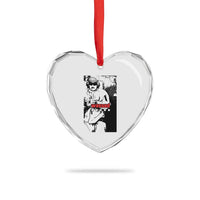 Wasted Maduro Meme Heart Crystal Glass Ornament Dictator’s Downfall Political Satire GTA Style - Wonder Print Shop