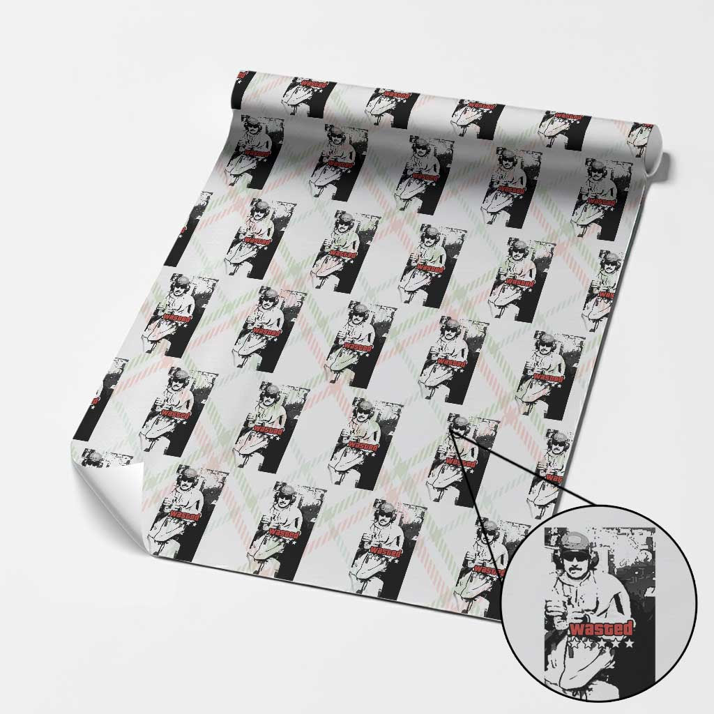 Wasted Maduro Meme Wrapping Paper Roll Dictator’s Downfall Political Satire GTA Style - Wonder Print Shop