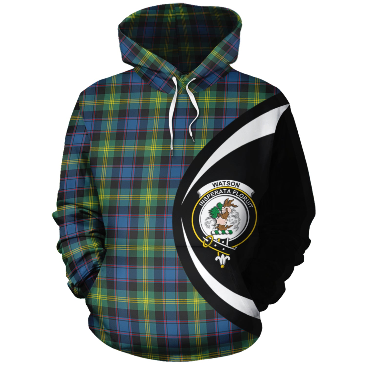 scottish-watson-ancient-clan-crest-circle-style-tartan-hoodie