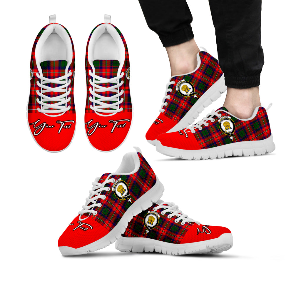 wauchope-family-crest-tartan-sneaker-tartan-plaid-shoes-personalized-your-signature