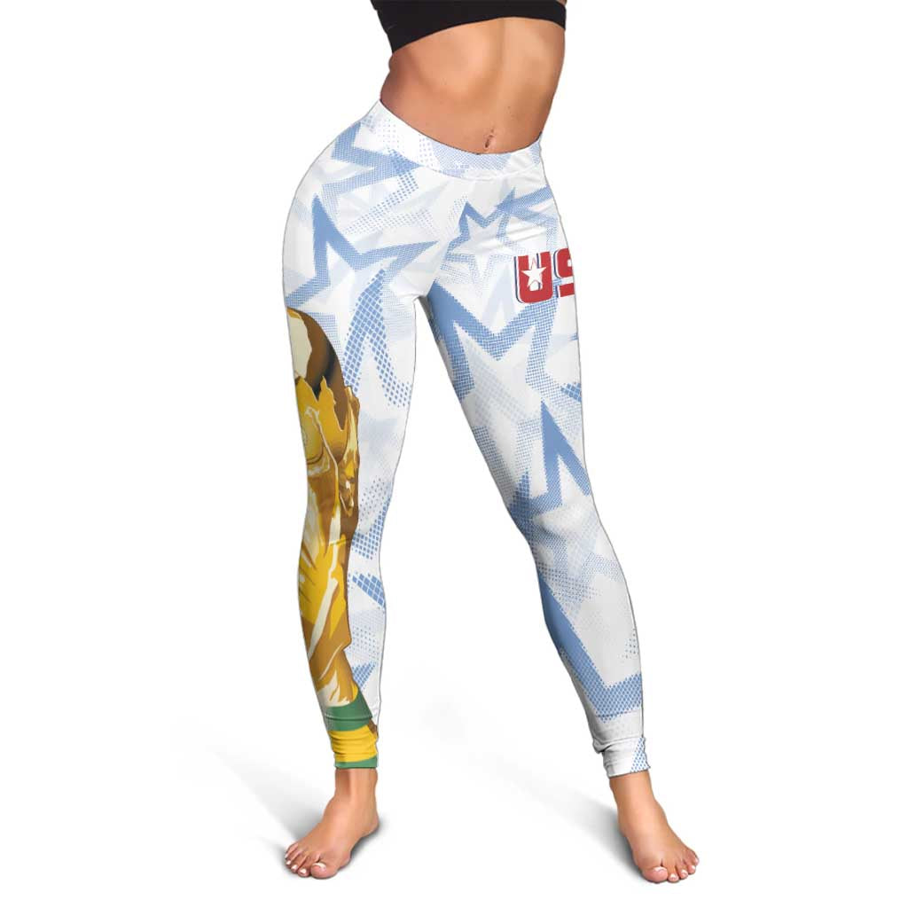 WC2026 USA Soccer Leggings Rising Stars - Wonder Print Shop
