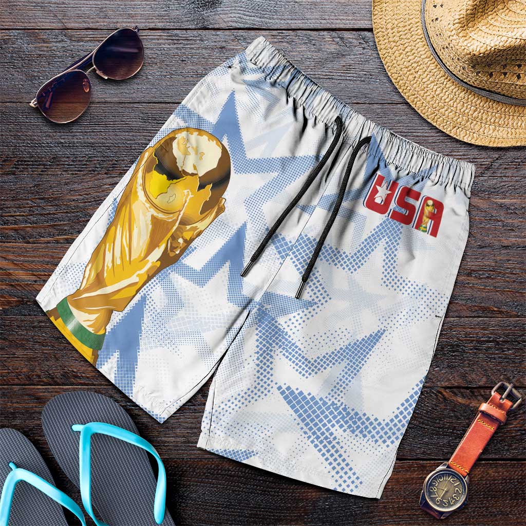 WC2026 USA Soccer Shorts for Men Rising Stars - Wonder Print Shop