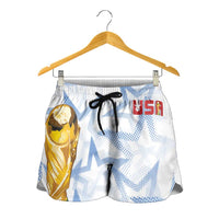 WC2026 USA Soccer Shorts for Women Rising Stars - Wonder Print Shop