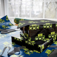 We Are All Frog Wrapping Paper Roll Frogs Protest Together Strong - Wonder Print Shop