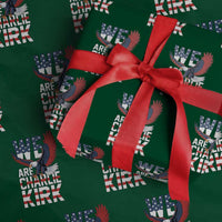 We Are Charlie Kirk Patriotic Wrapping Paper Roll United We Stand Strong and Honor American Eagle Graphic - Wonder Print Shop