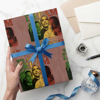 We Are The Dream Yes We Can Black History Month Wrapping Paper Roll Obama Martin Malcolm X