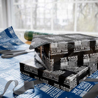 We Have This Thing Called The Constitution Wrapping Paper Roll Patriotic American Flag - Wonder Print Shop