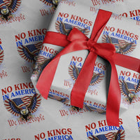 We The People No Kings In America Wrapping Paper Roll 250 Years America Anniversary Vintage American Flag