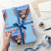 We The People No Kings In America Wrapping Paper Roll 250 Years America Anniversary Vintage American Flag