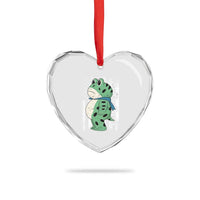 We The People Portland Frog Heart Crystal Glass Ornament Patriotic Protest American Flag - Wonder Print Shop