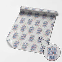 We The People Serve No Kings Wrapping Paper Roll American Patriot Freedom Gift