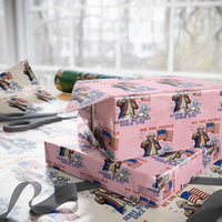 We The People Serve No Kings Wrapping Paper Roll Funny George Washington Protest