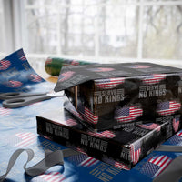 We The People Serve No Kings Wrapping Paper Roll Patriotic Eagle American Flag - Wonder Print Shop