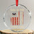 We the People Turning Point Crystal Glass Ornament Vintage American Flag and Freedom Patriotic Eagle TS02